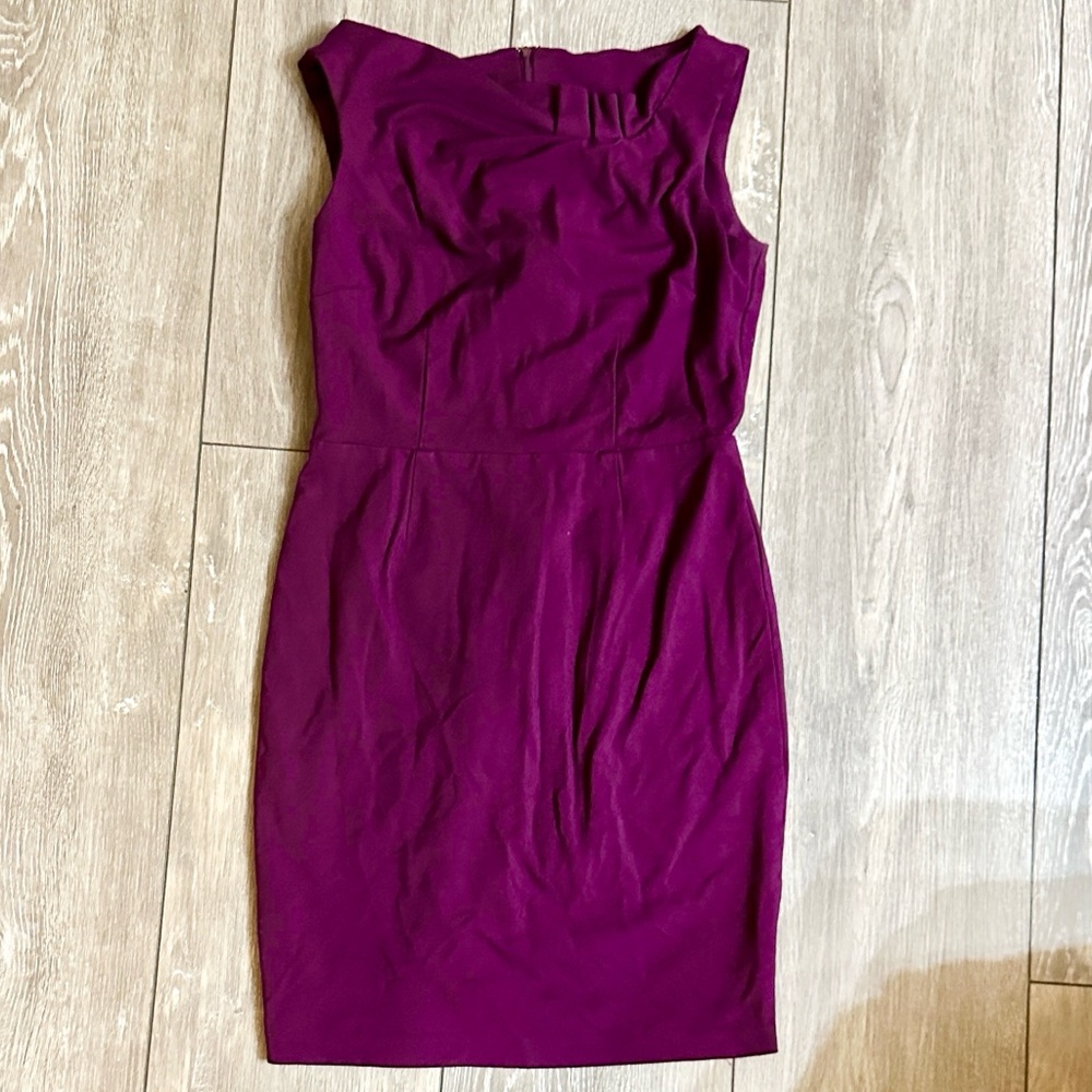 Jones New York Rich Purple Mini Dress